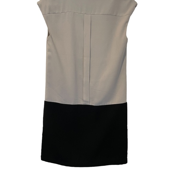 H&M Two Tone Cream and Black Shift Dress Size 2 - Picture 5 of 5